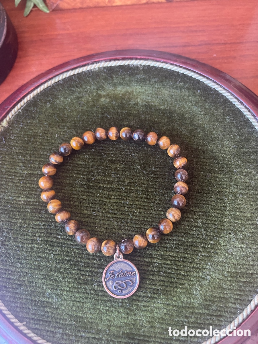 Joyeria: pulsera de piedra ojo de tigre - Foto 1
