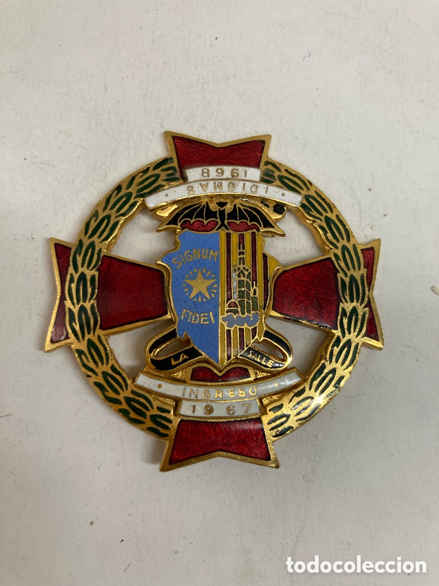 Joyeria: Broche insignia conmemorativa del colegio La Salle