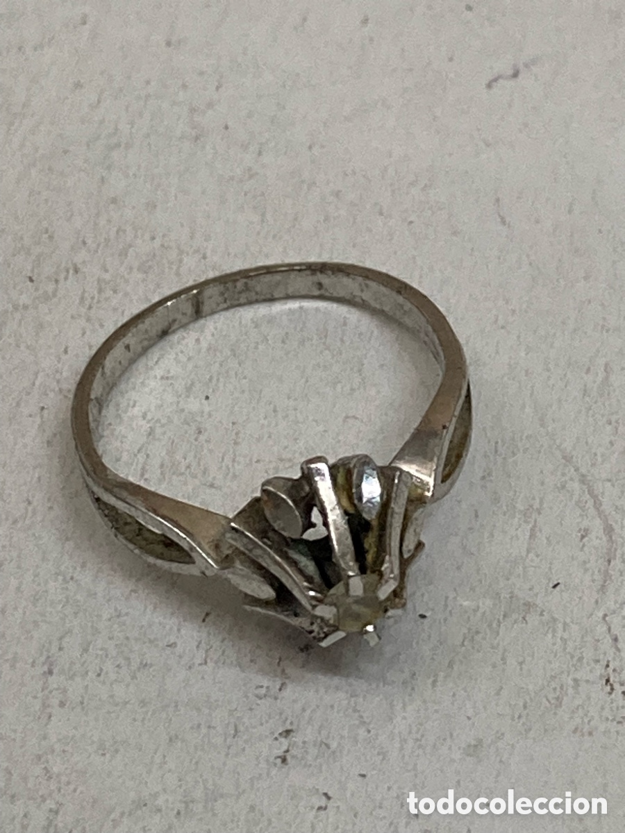 Joyeria: Anillo de plata engastado S469