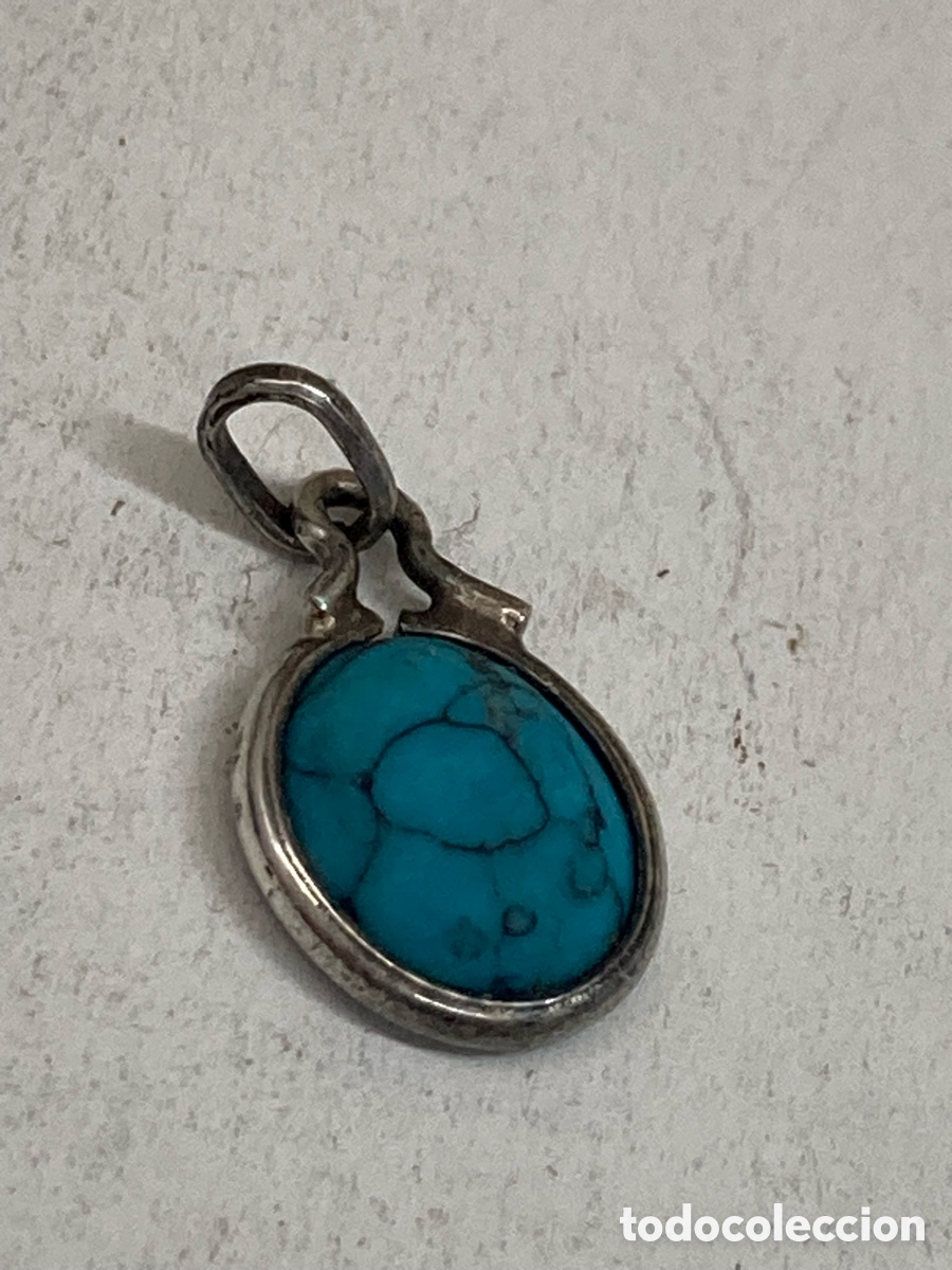Joyeria: Colgante de plata Turquesa C589 - Foto 1