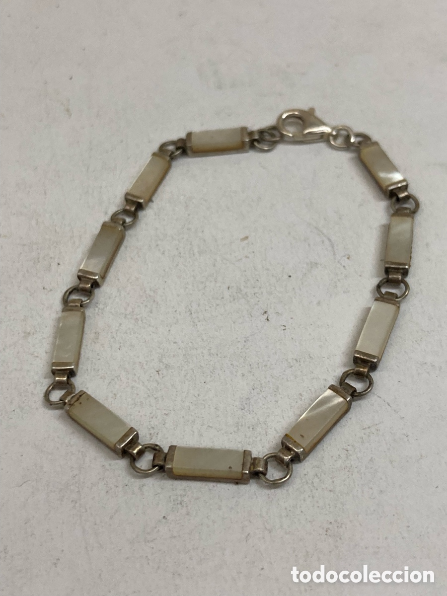 Joyeria: Colgante de plata y n&aacute;car Pul356