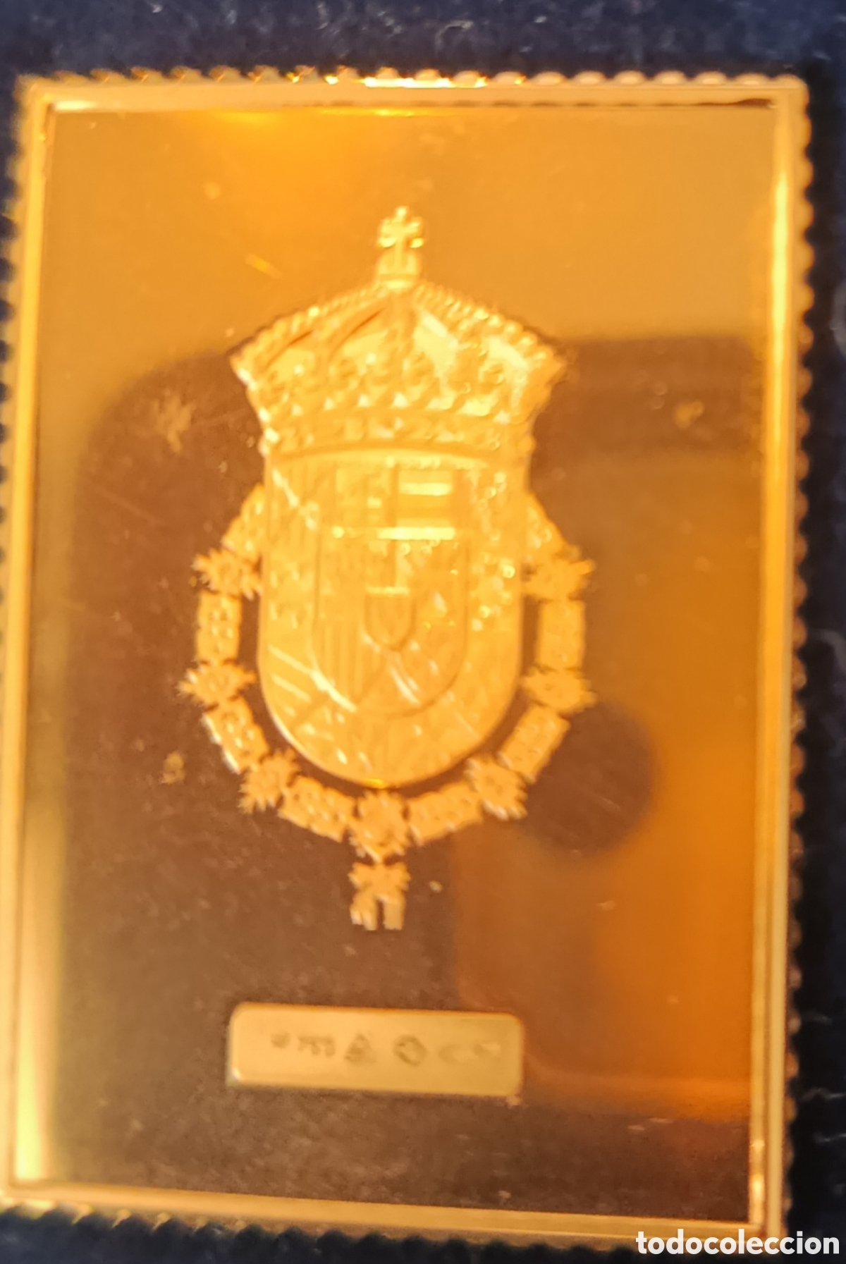 Joalheria: Sello de oro 18 kt Juan Carlos de Borb&oacute;n