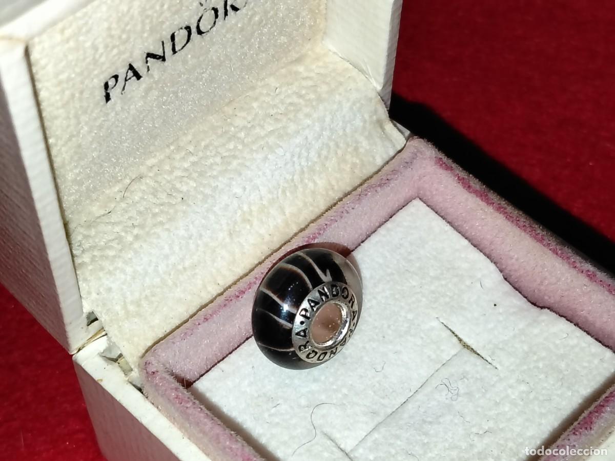 Joalharia: 1 CHARM DE PANDORA CON DIJE DE PLATA 925 Y CRISTAL DE MURANO PRECIOSO (VINTAGE)