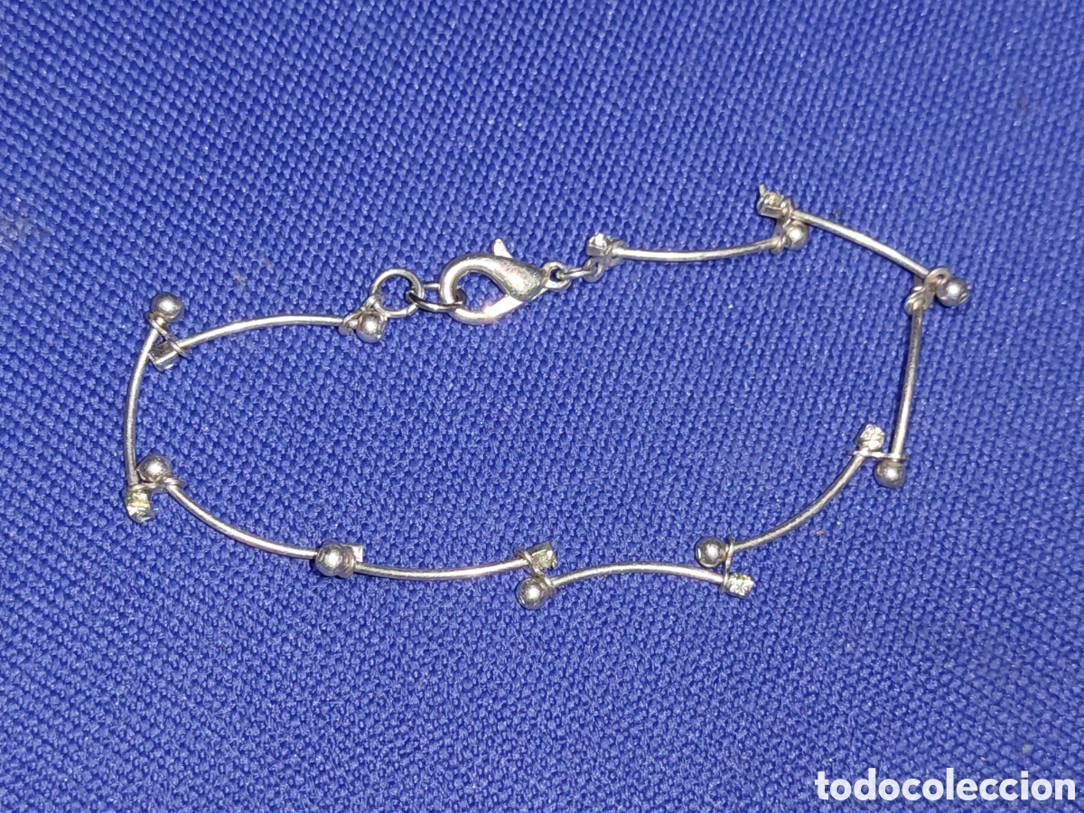 Joyeria: Fina pulsera plateada.Vintage. - Foto 2