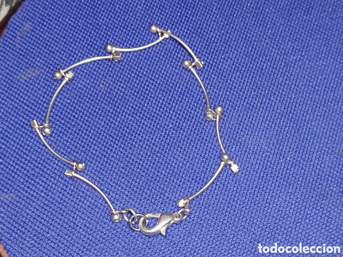Joyeria: Fina pulsera plateada.Vintage. - Foto 5
