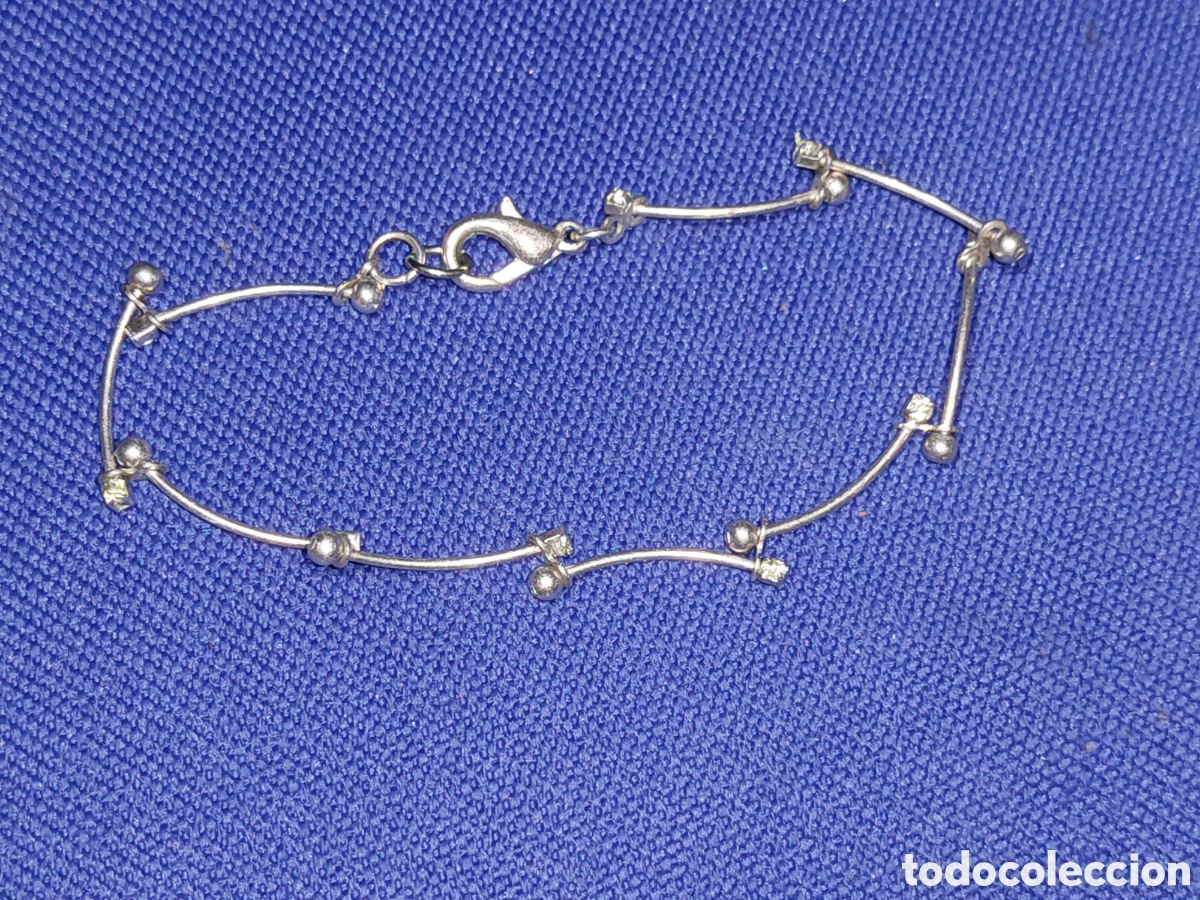 Joyeria: Fina pulsera plateada.Vintage. - Foto 1