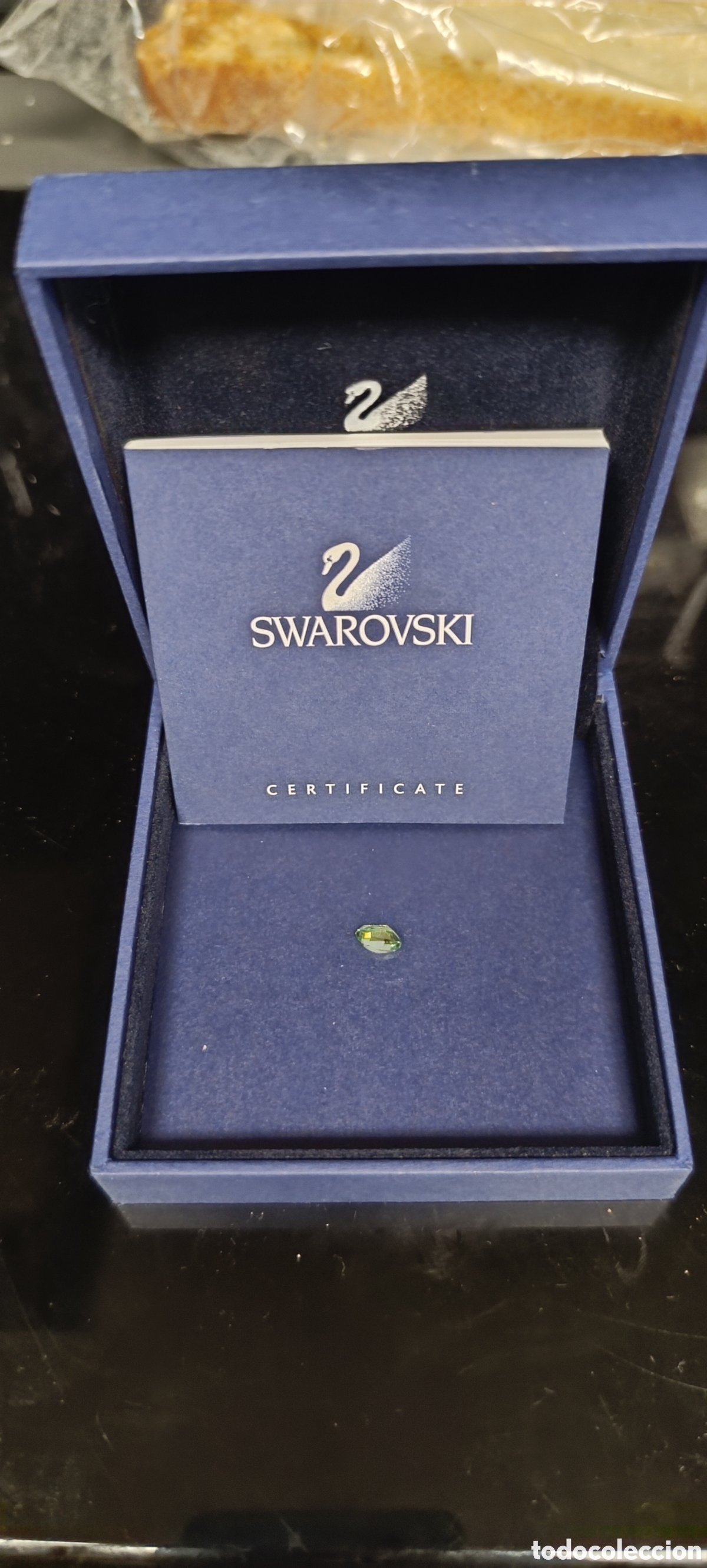 Joyeria: Cristal Swarovski verde en su caja - Foto 1