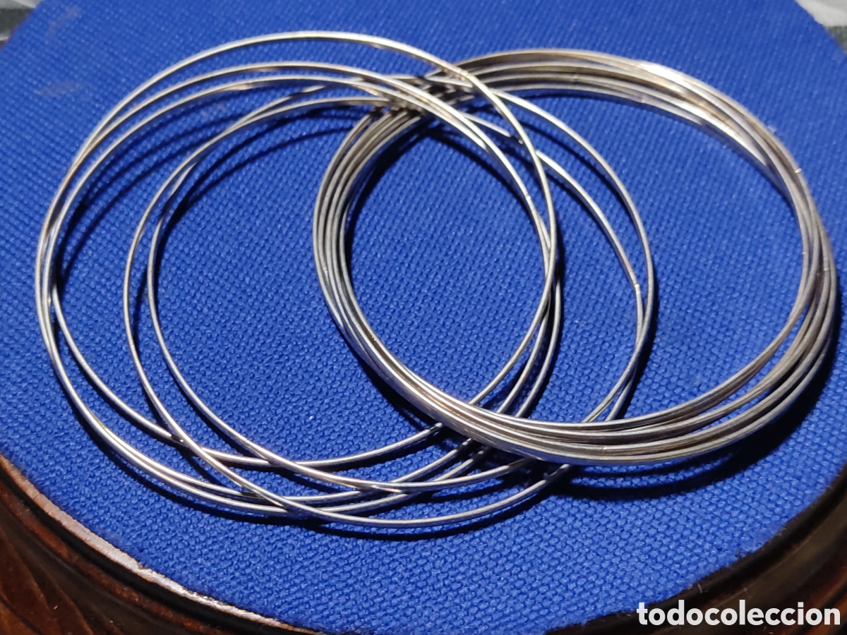 Joyeria: Pulsera de 12 aros sueltos, anuario.Vintage.