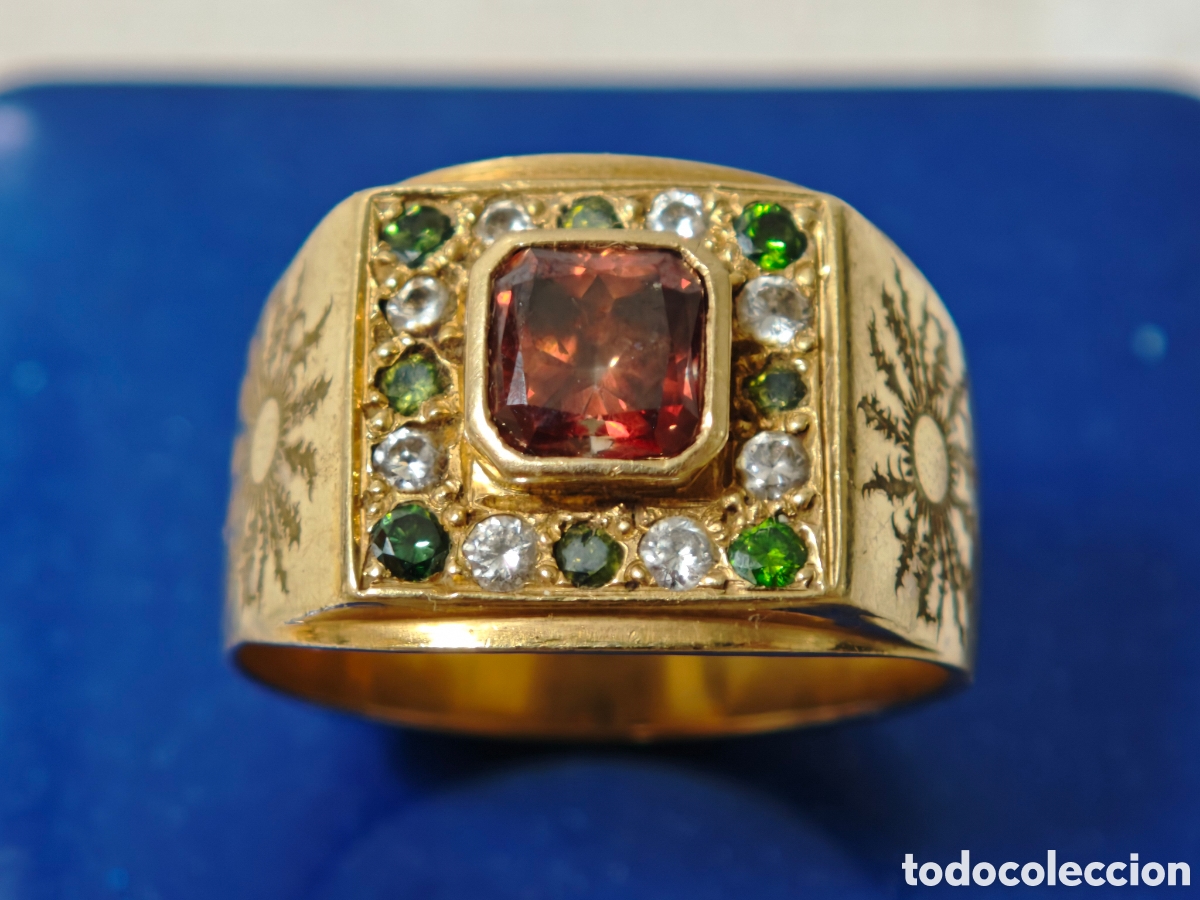 Joyeria: ANILLO ORO 18K DIAMANTE 1,49 CT ROJO EXCEPCIONAL