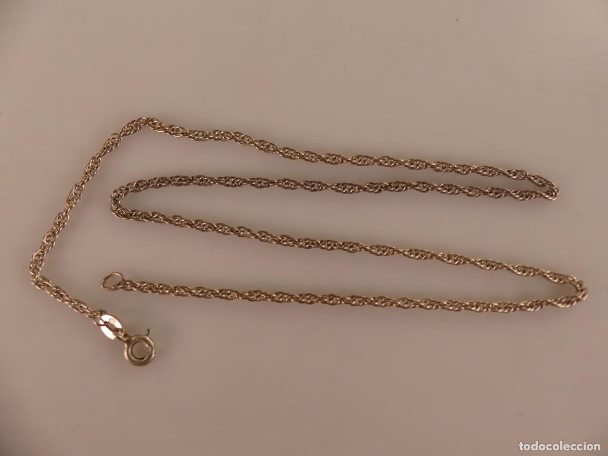 Joyeria: BONITA CADENA DE PLATA ANTIGUA PESA 3,3 GRAMOS