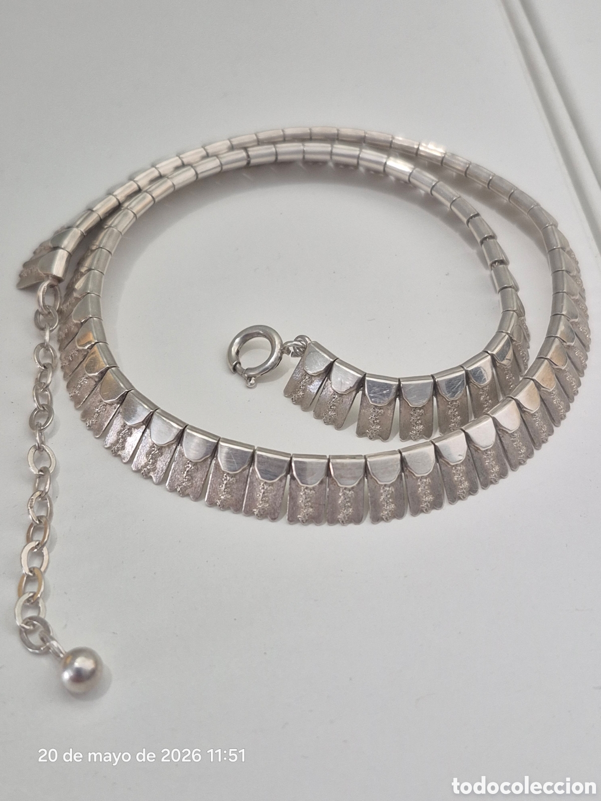 Joyeria: EXCLUSIVA GARGANTILLA DE DISE&Ntilde;O DE PLATA DE LEY. REF S6 JOY ACTUAL GARGANTILLA 261025