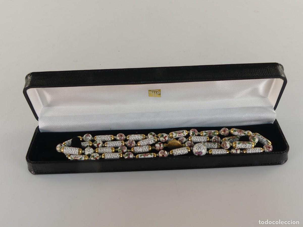 Joyeria: PRECIOSO COLLAR DE METAL Y ESMALTE CLOISINNE BONITO DISE&Ntilde;O
