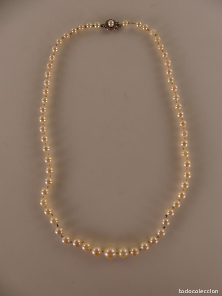 Joyeria: PRECIOSO COLLAR HECHO CON PERLAS CIERRE METALICO BONITO DISE&Ntilde;O