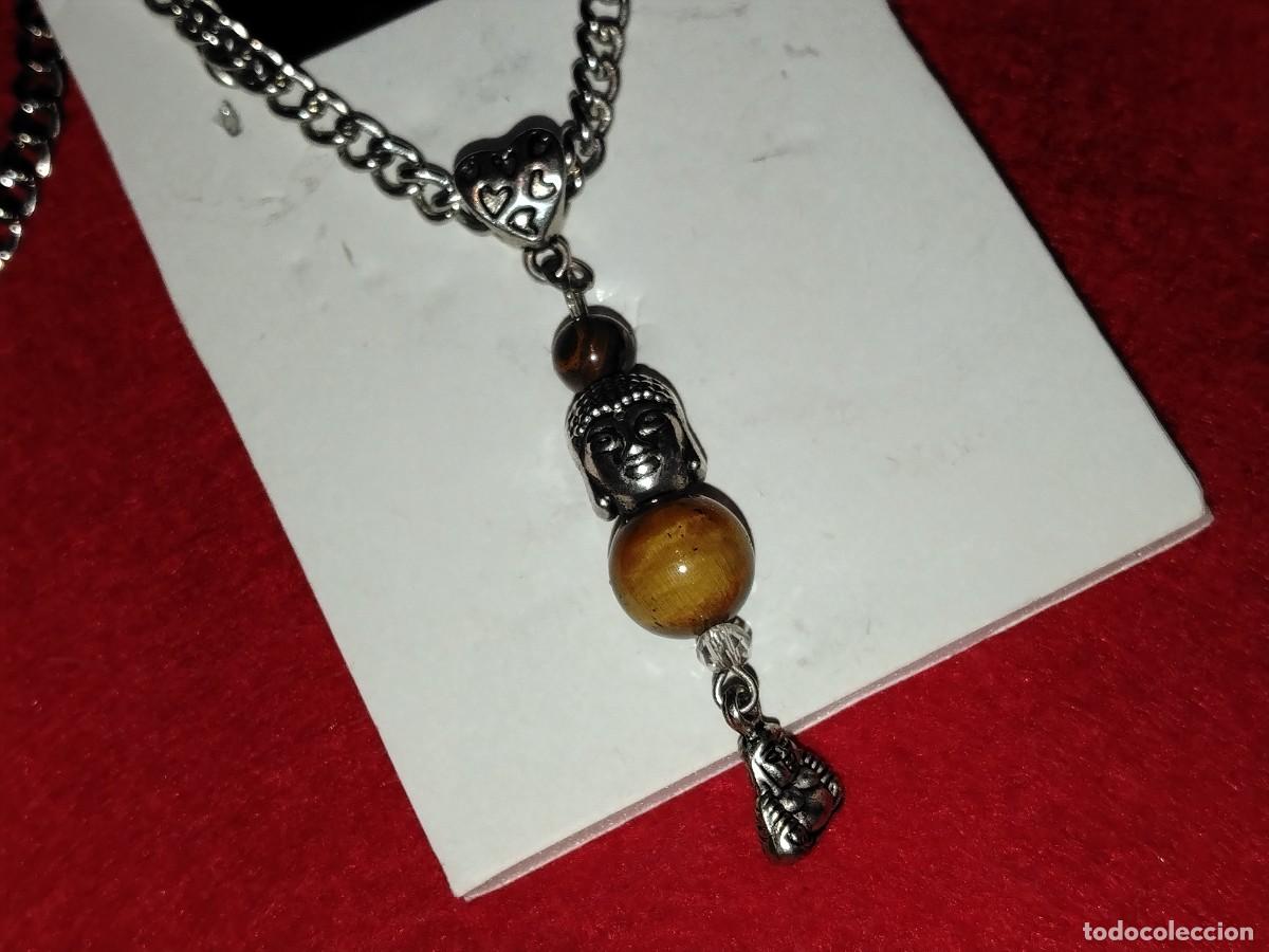 Joyeria: MAGNIFICO AMULETO BUDA CON OJO DE TIGRE NATURAL