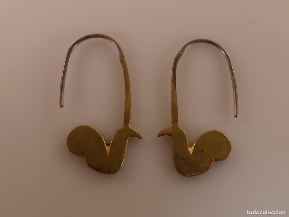 Joyeria: INTERESANTES PENDIENTES DE LATON