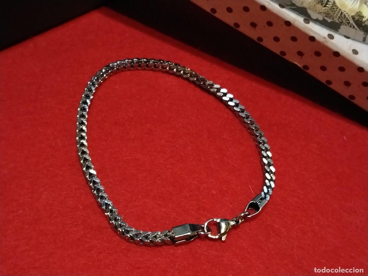 Joyeria: PRECIOSA PULSERA EN ACERO INOX DISE&Ntilde;O CUADRADO