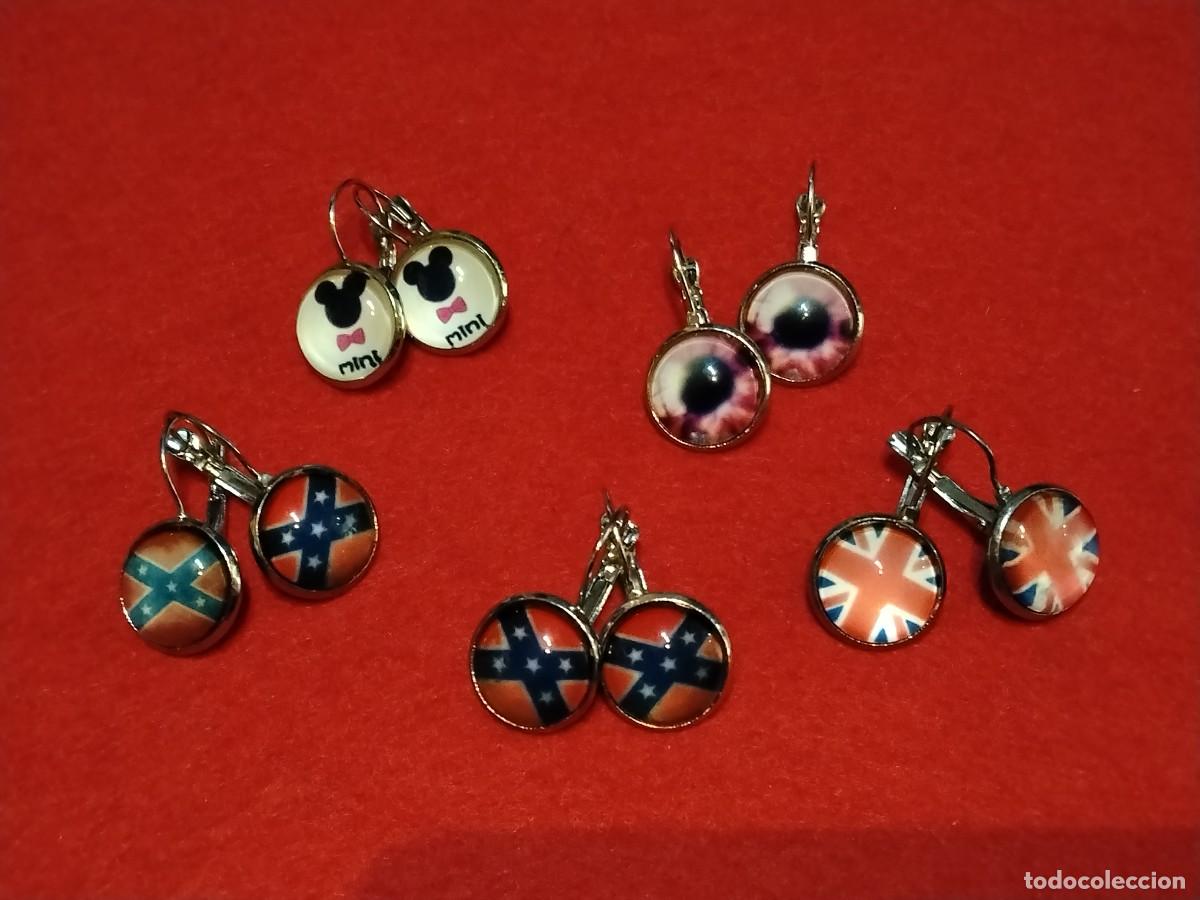 Joyeria: LOTE DE 5 PARES DE PENDIENTES VINTAGE