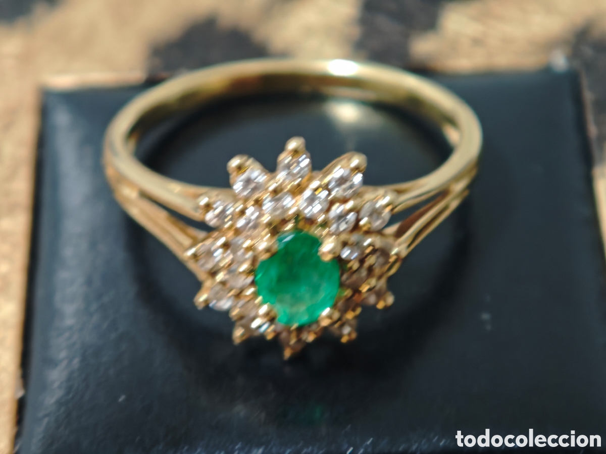Joyeria: PRECIOSA SORTIJA DE ESMERALDA Y DIAMANTES - Foto 11
