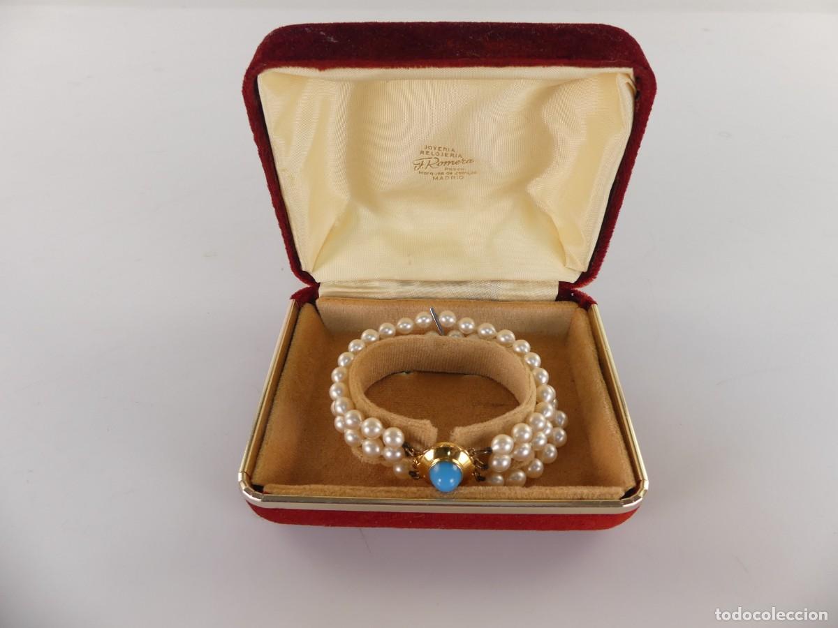 Joyeria: PRECIOSA PULSERA DE PERLAS BONITO DISE&Ntilde;O EN ESTUCHE