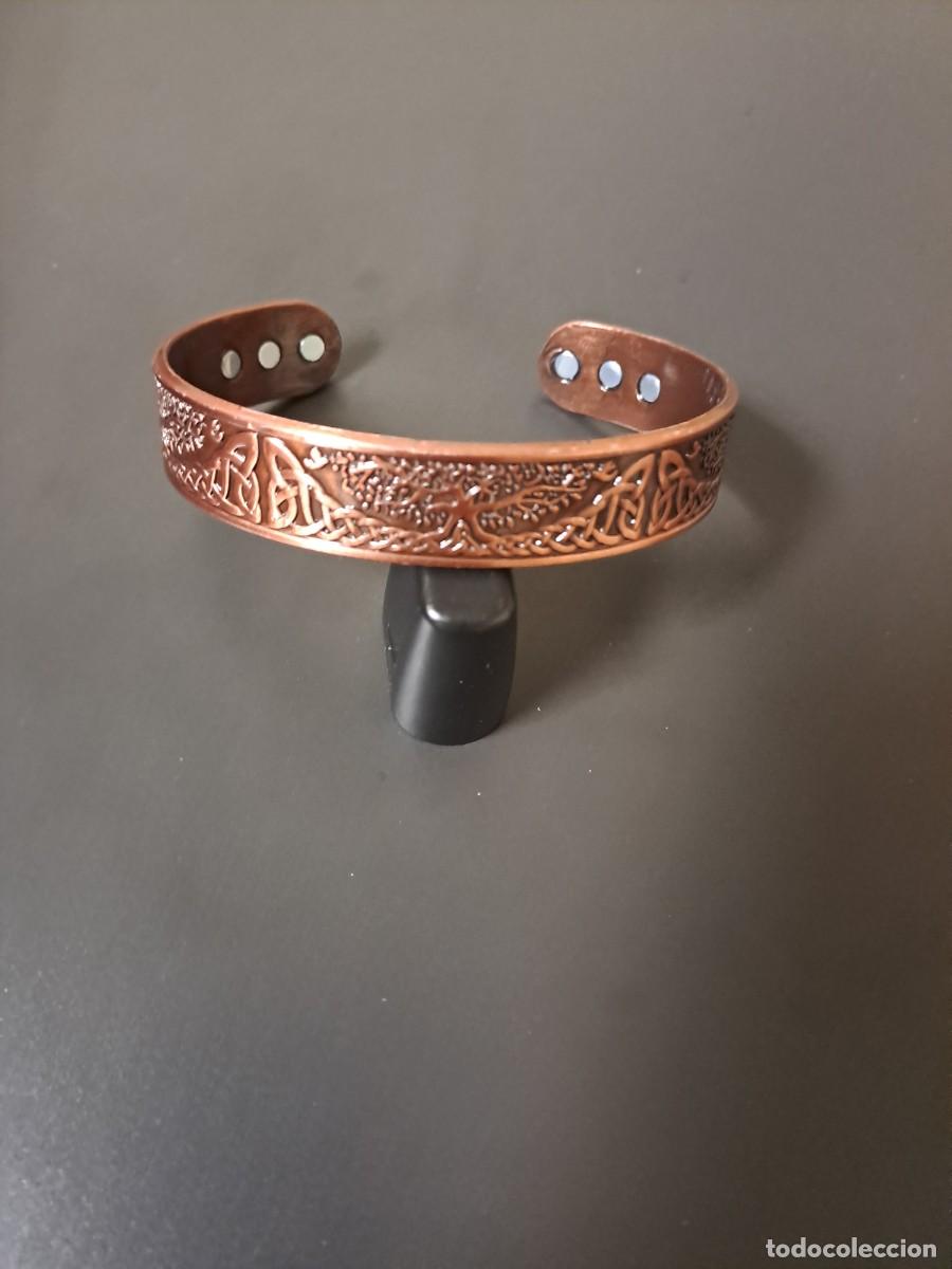 Joyeria: Pulsera magn&eacute;tica ajustable Arbol de la Vida, nueva