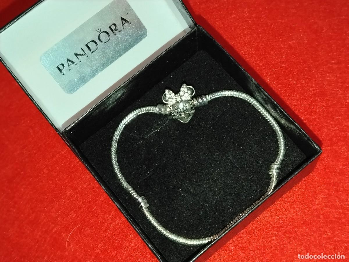 Joyeria: PULSERA PANDORA SACADA DE CAT&Aacute;LOGO DISNEY CHAPADA EN PLATA (22 cm)
