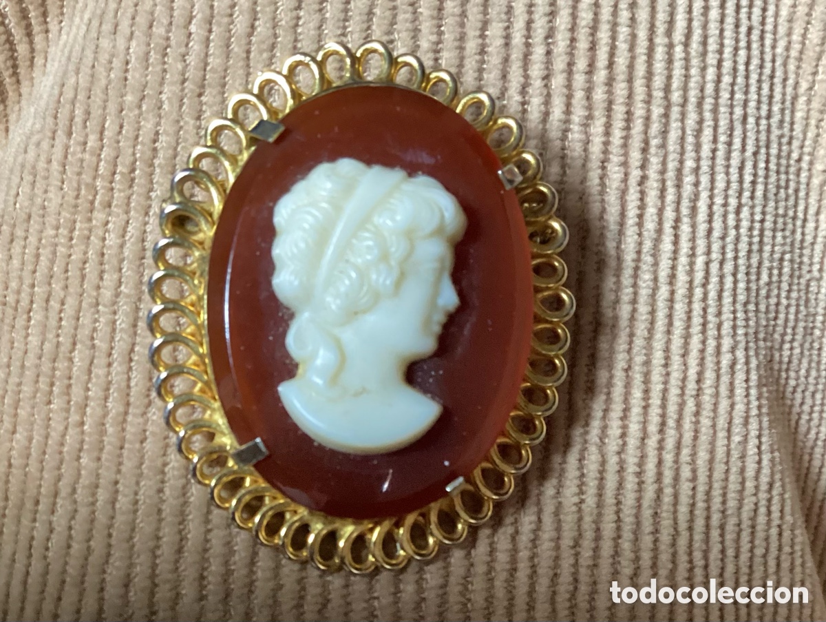 Joyeria: Broche/ Camafeo vintage