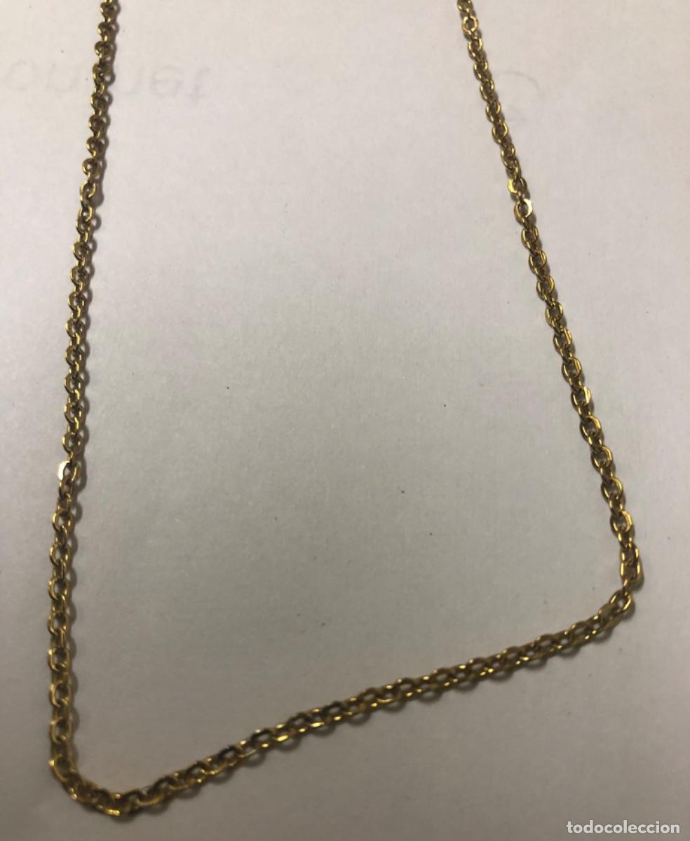 Joyeria: CADENA BA&Ntilde;ADA EN ORO , CIERRE DE SEGURIDAD - Foto 3
