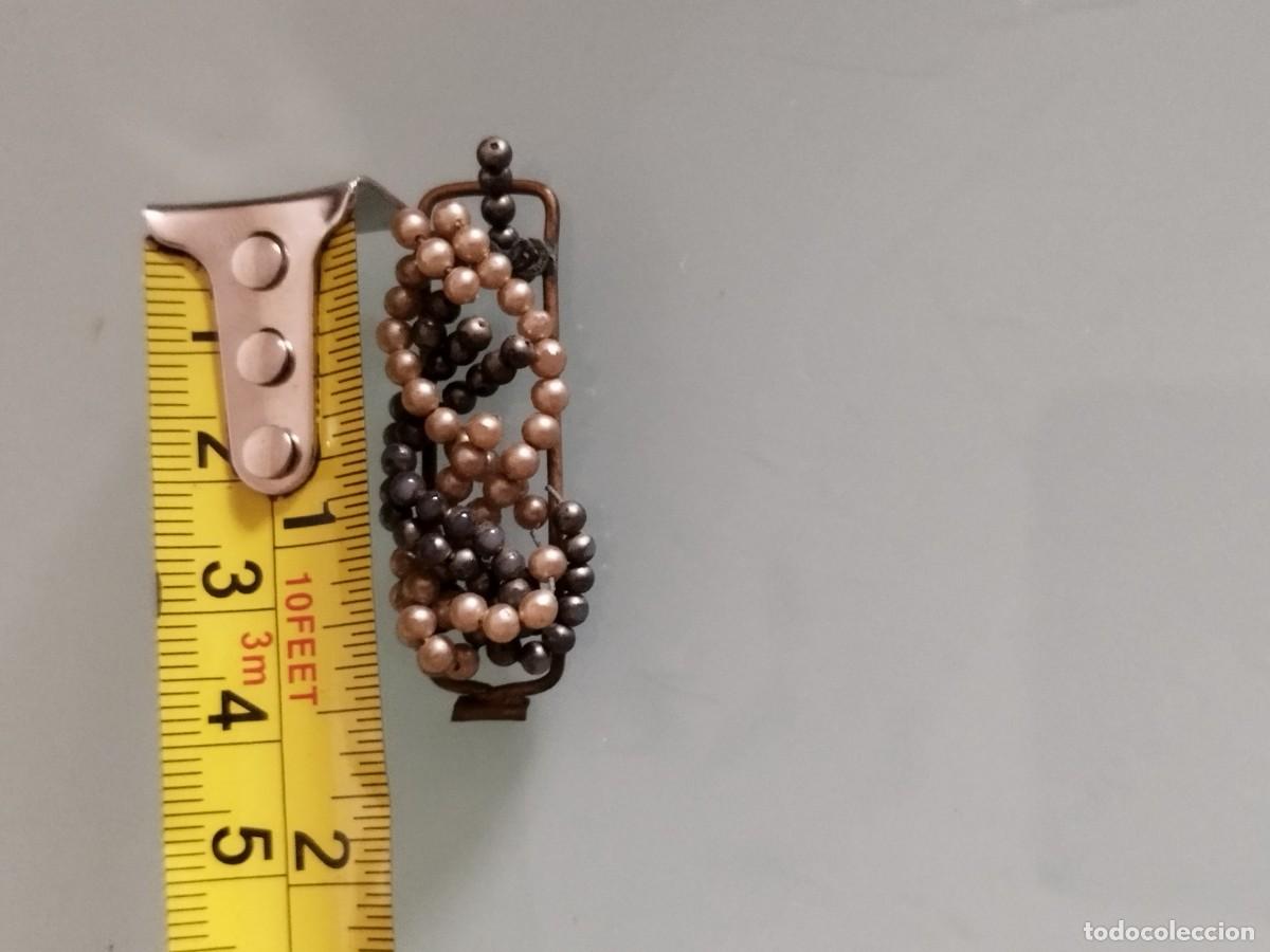 Joyeria: Antiguo broche de cuentas. A restaurar. - Foto 4