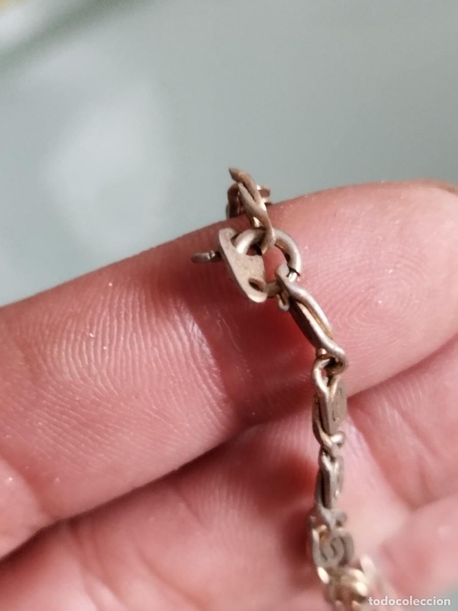 Joyeria: Antigua pulsera de eslabones a identificar. Con cierre a restaurar. - Foto 4