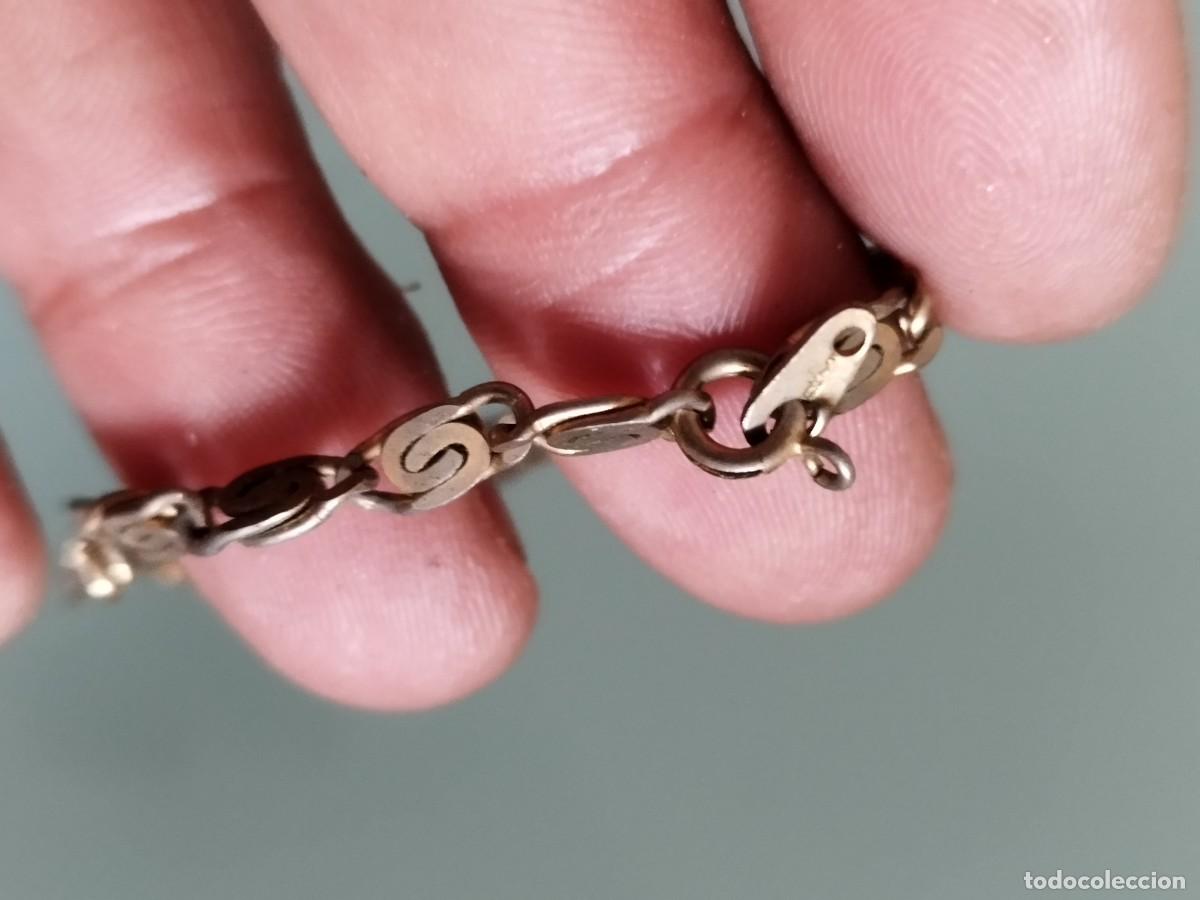 Joyeria: Antigua pulsera de eslabones a identificar. Con cierre a restaurar. - Foto 6