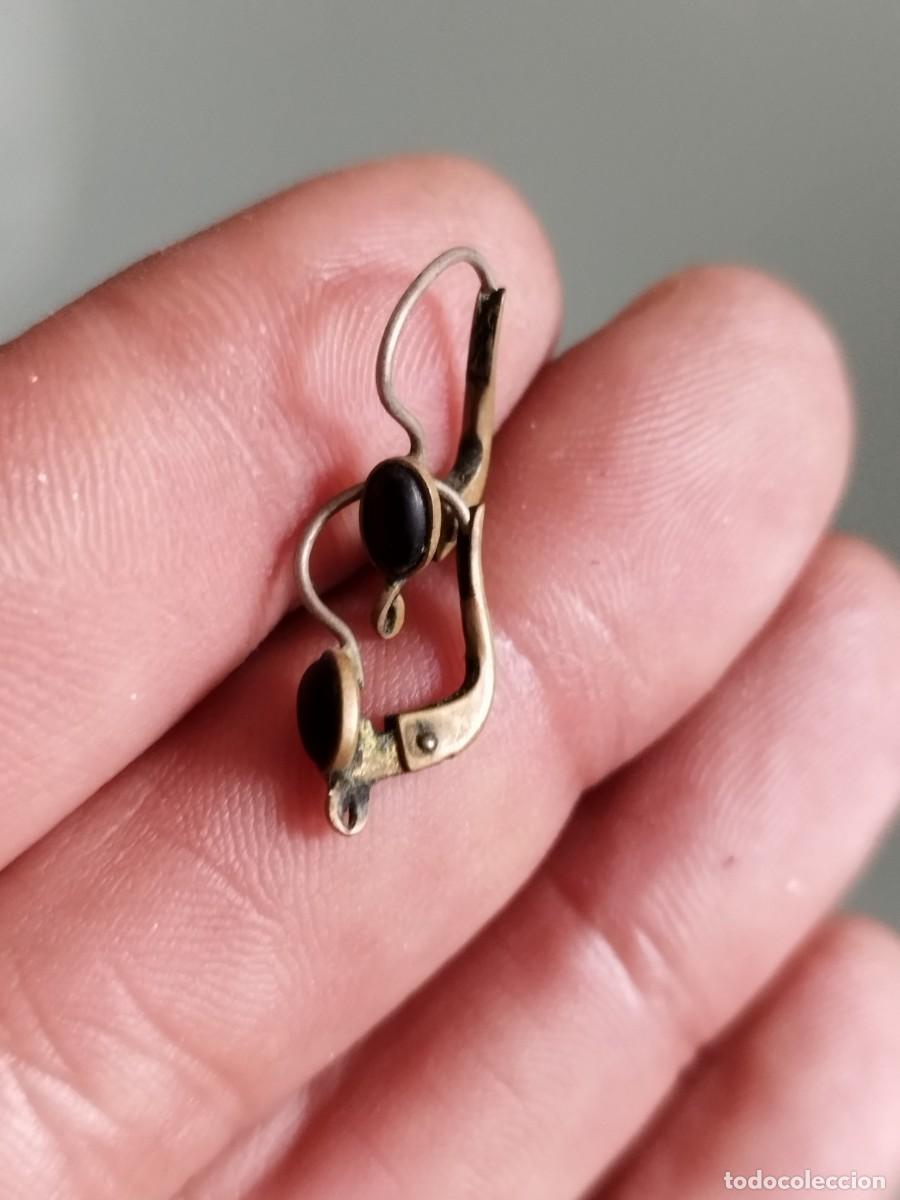 Joyeria: Antigua pareja, par de pendientes para restaurar. - Foto 4