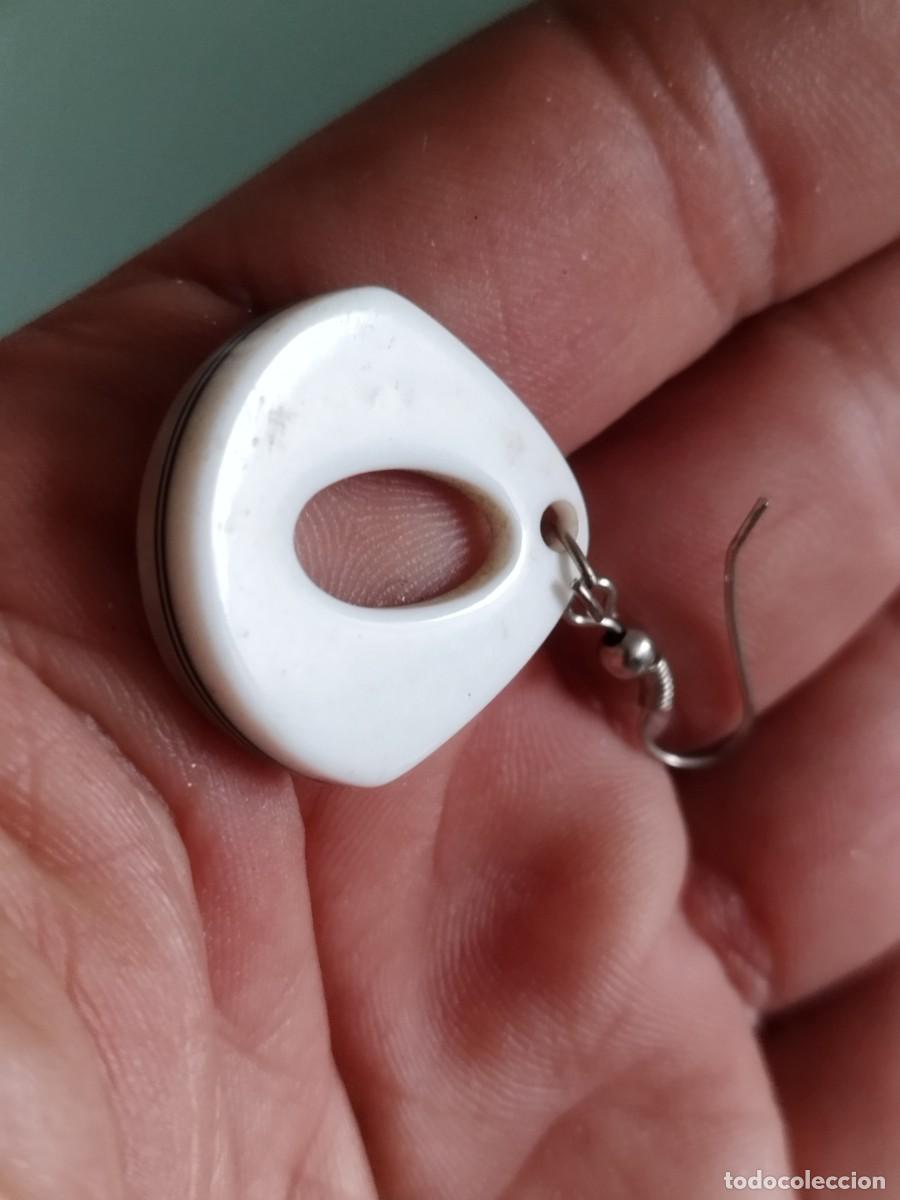 Joyeria: Antiguo pendiente tipo nacar. Desparejado - Foto 3