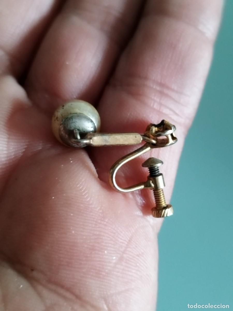 Joyeria: Antiguo pendiente tipo con tipo perla a identificar. - Foto 3