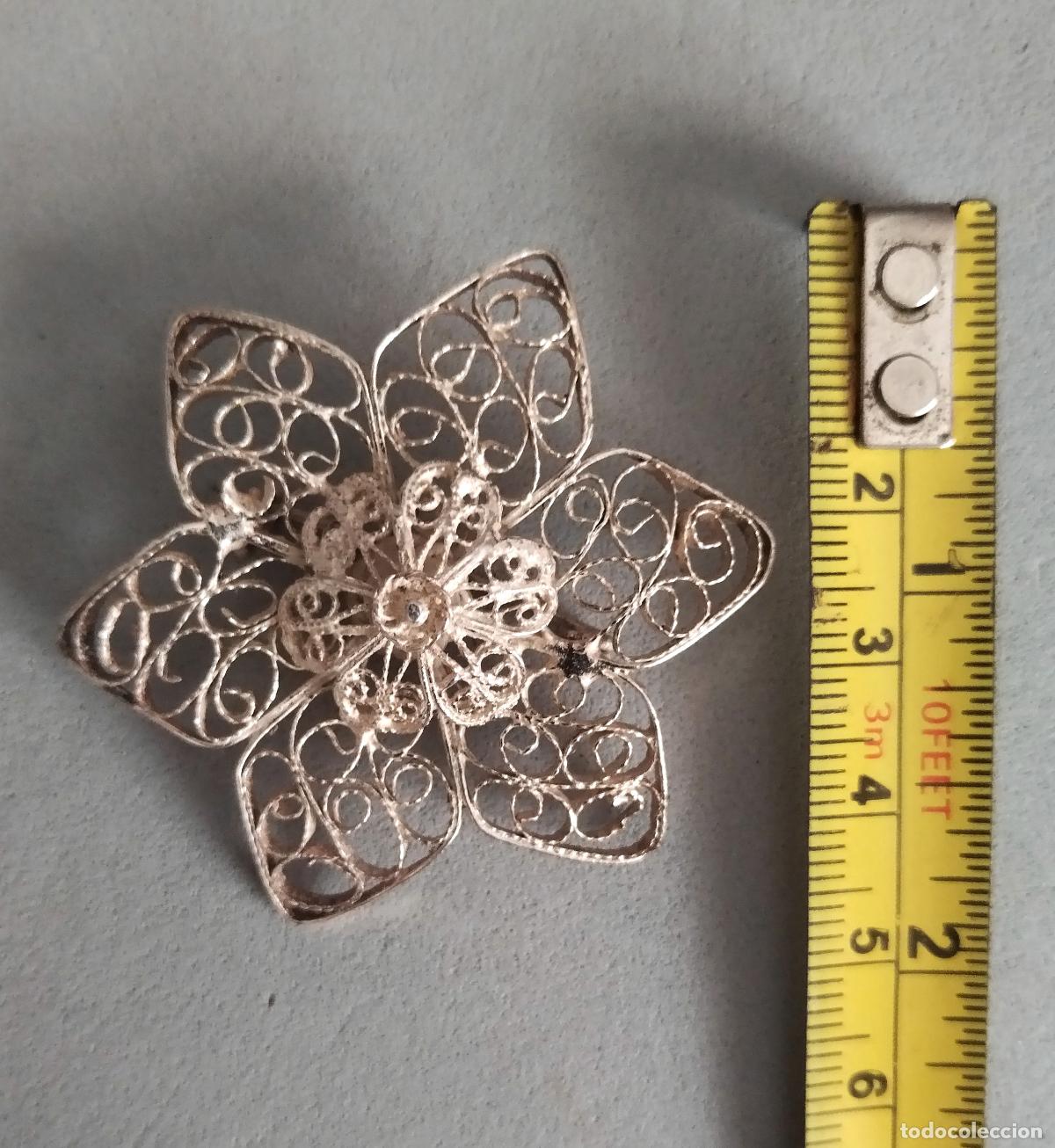 Joyeria: Bonito broche de plata de ley, filigrana. - Foto 2