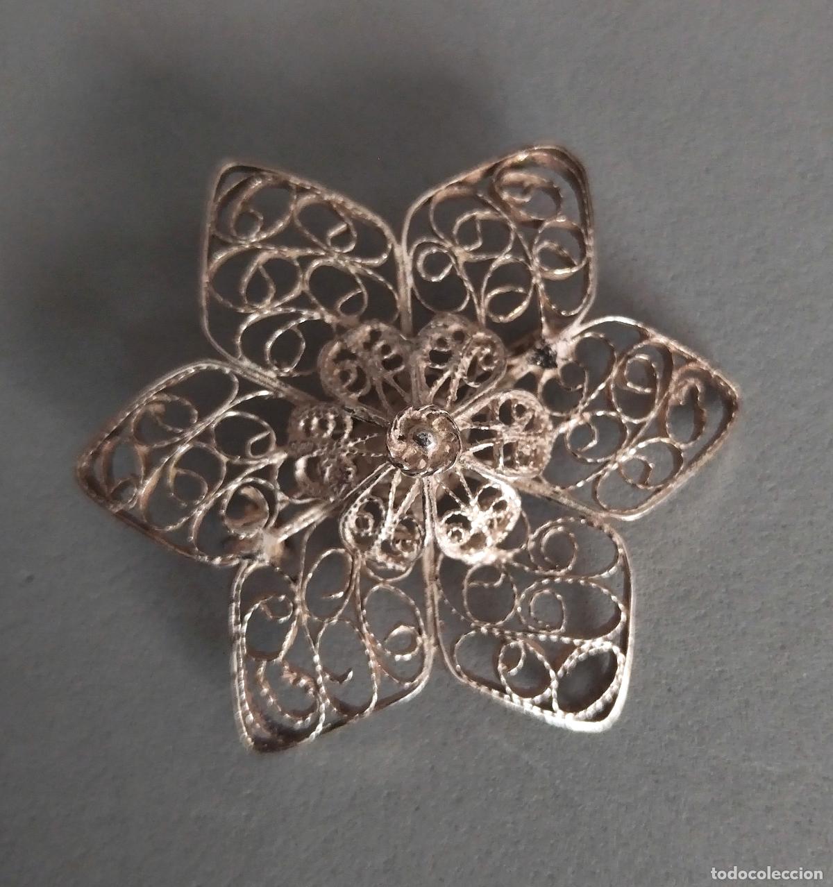 Joyeria: Bonito broche de plata de ley, filigrana. - Foto 3
