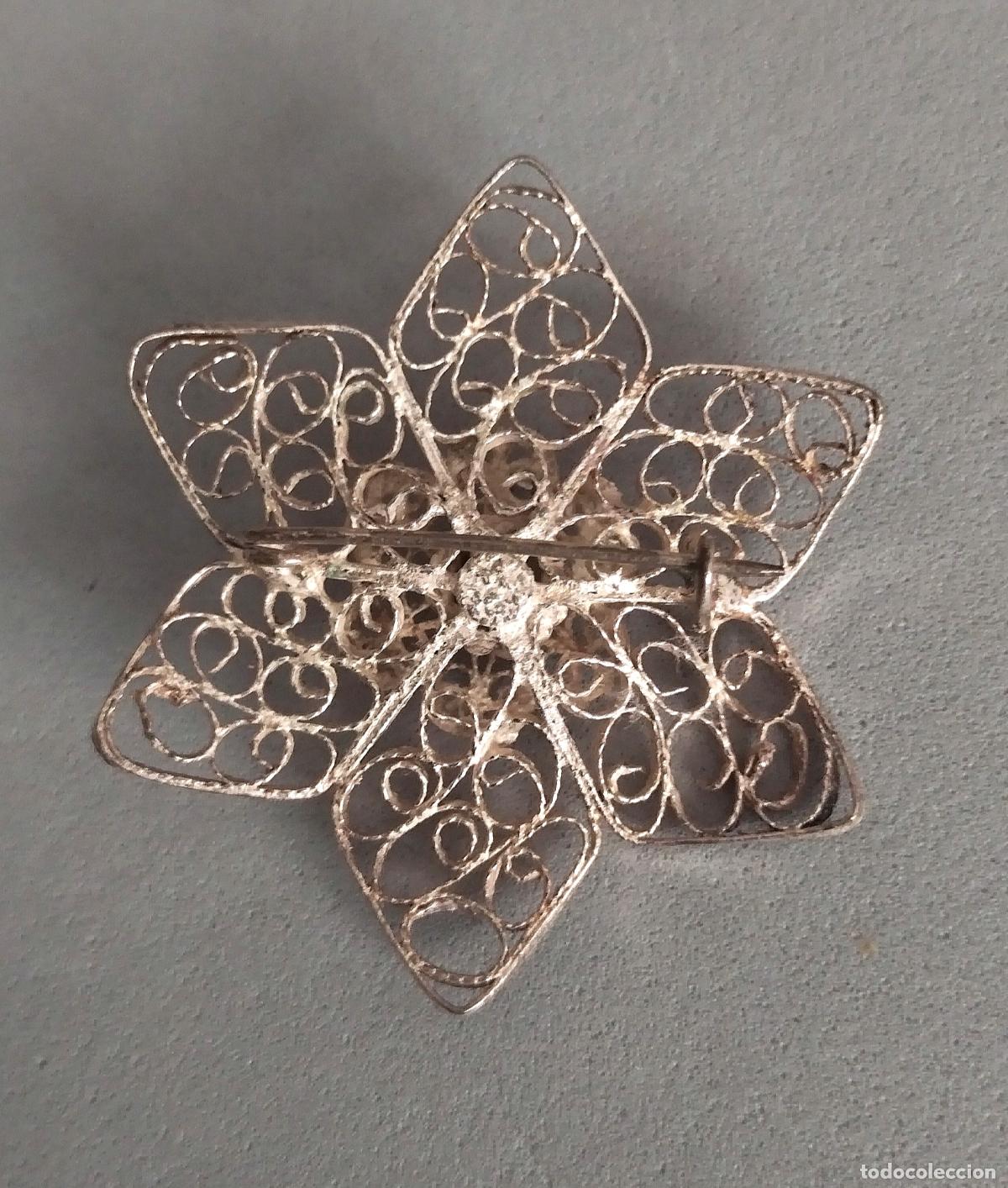 Joyeria: Bonito broche de plata de ley, filigrana. - Foto 5