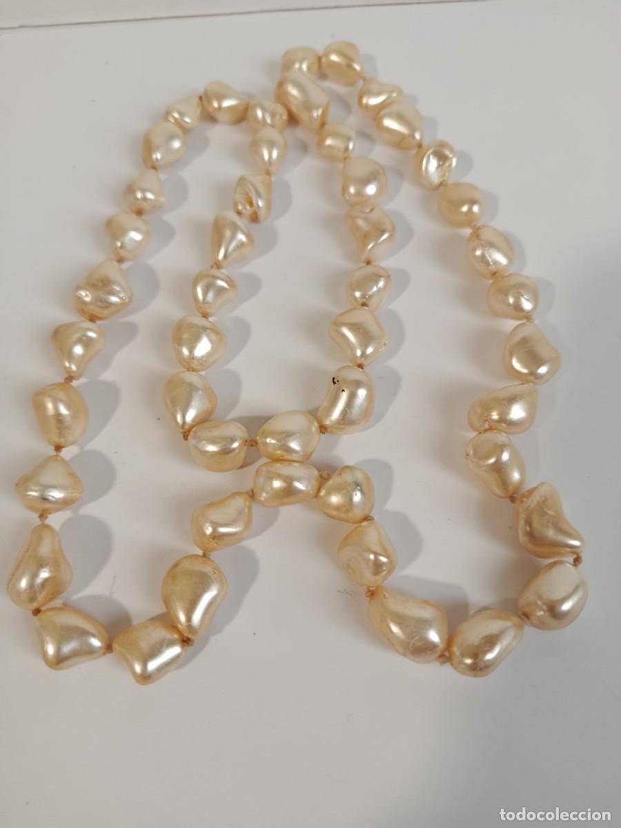 Joyeria: COLLAR VINTAJE ATADO CON CUERDA Y NUDITOS
