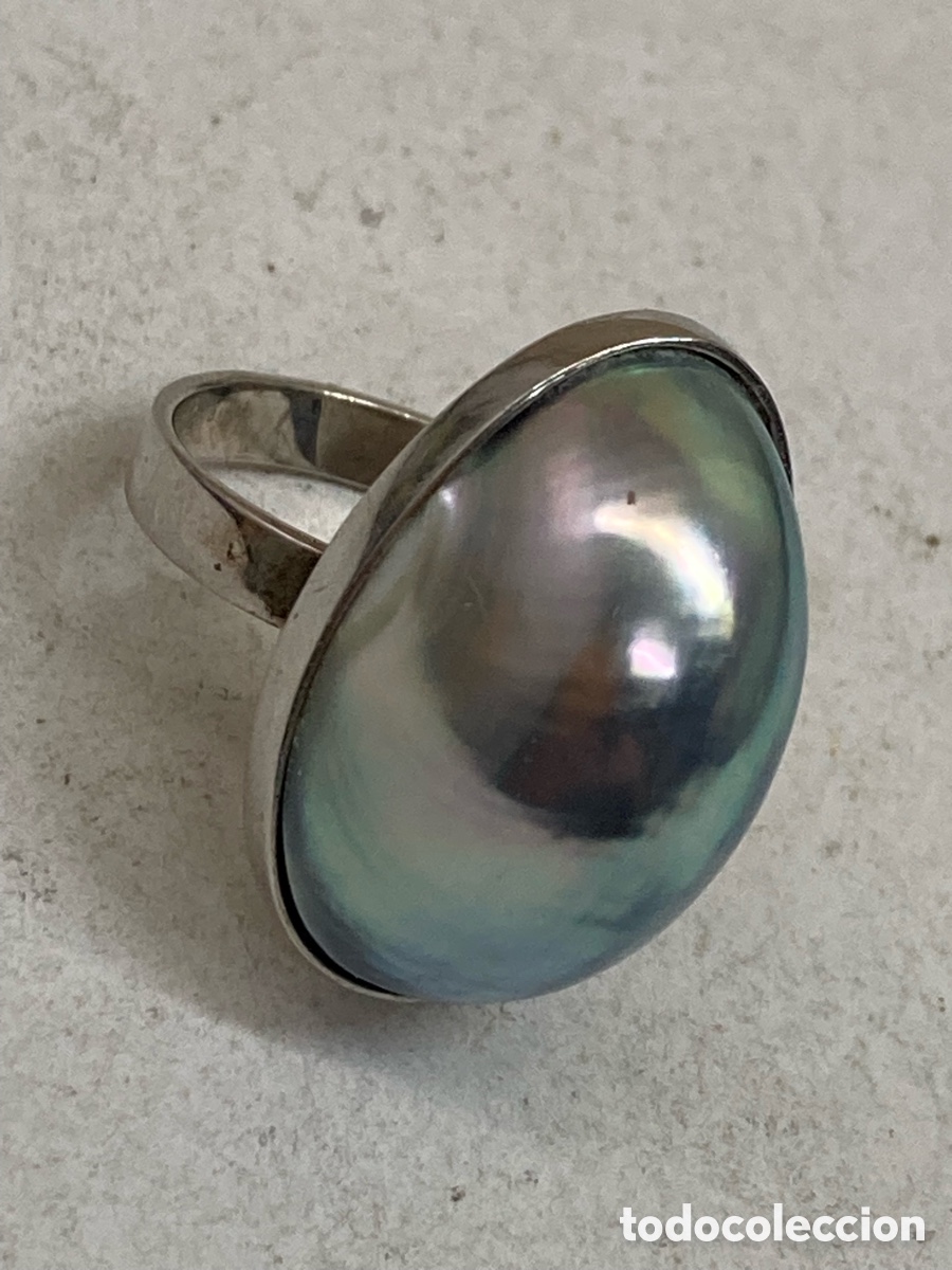 Joyeria: Anillo de plata y perla S471
