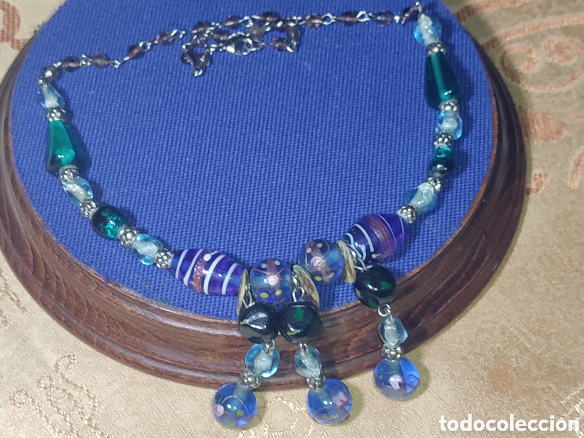 Joyeria: Collar de cristal de Murano.A&ntilde;os 70. - Foto 3