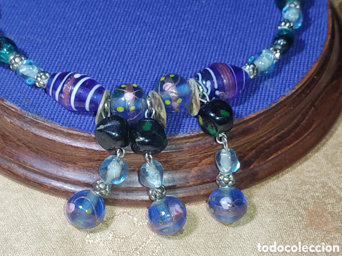 Joyeria: Collar de cristal de Murano.A&ntilde;os 70. - Foto 4