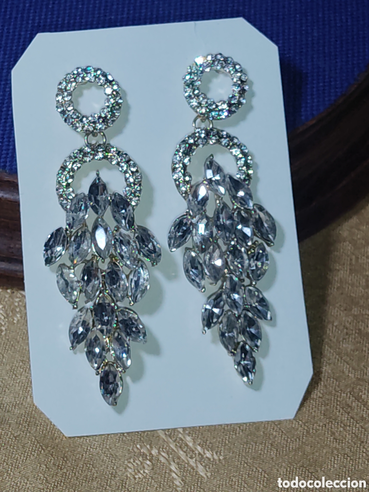Joyeria: Bonitos pendientes largos de l&aacute;grimas. - Foto 2