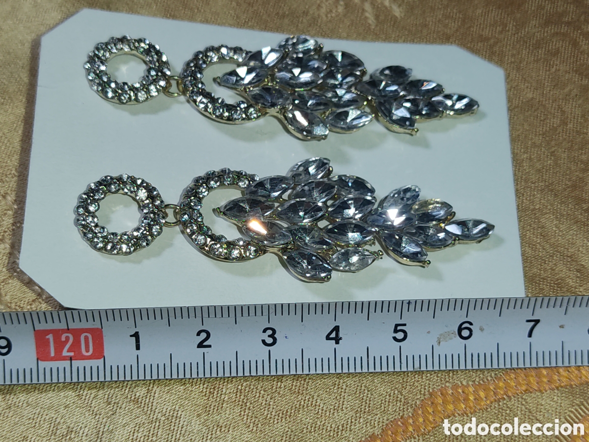 Joyeria: Bonitos pendientes largos de l&aacute;grimas. - Foto 3