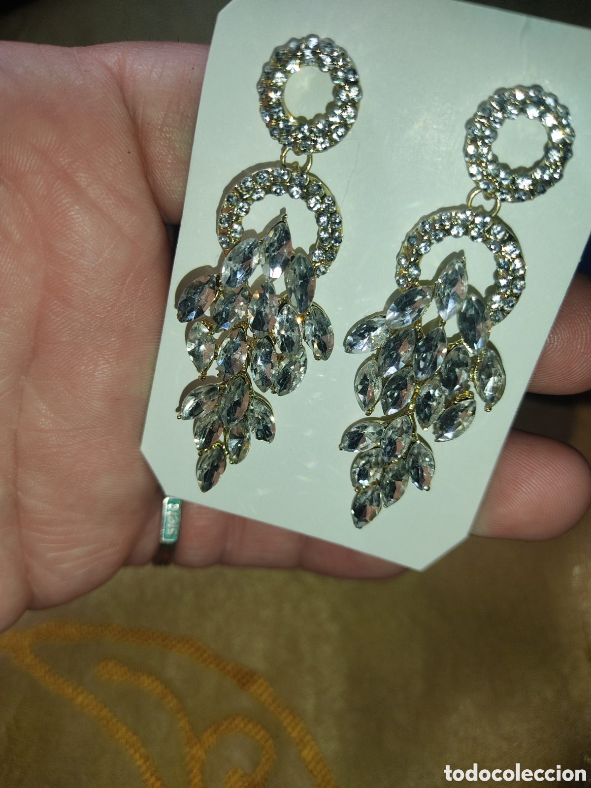 Joyeria: Bonitos pendientes largos de l&aacute;grimas. - Foto 5