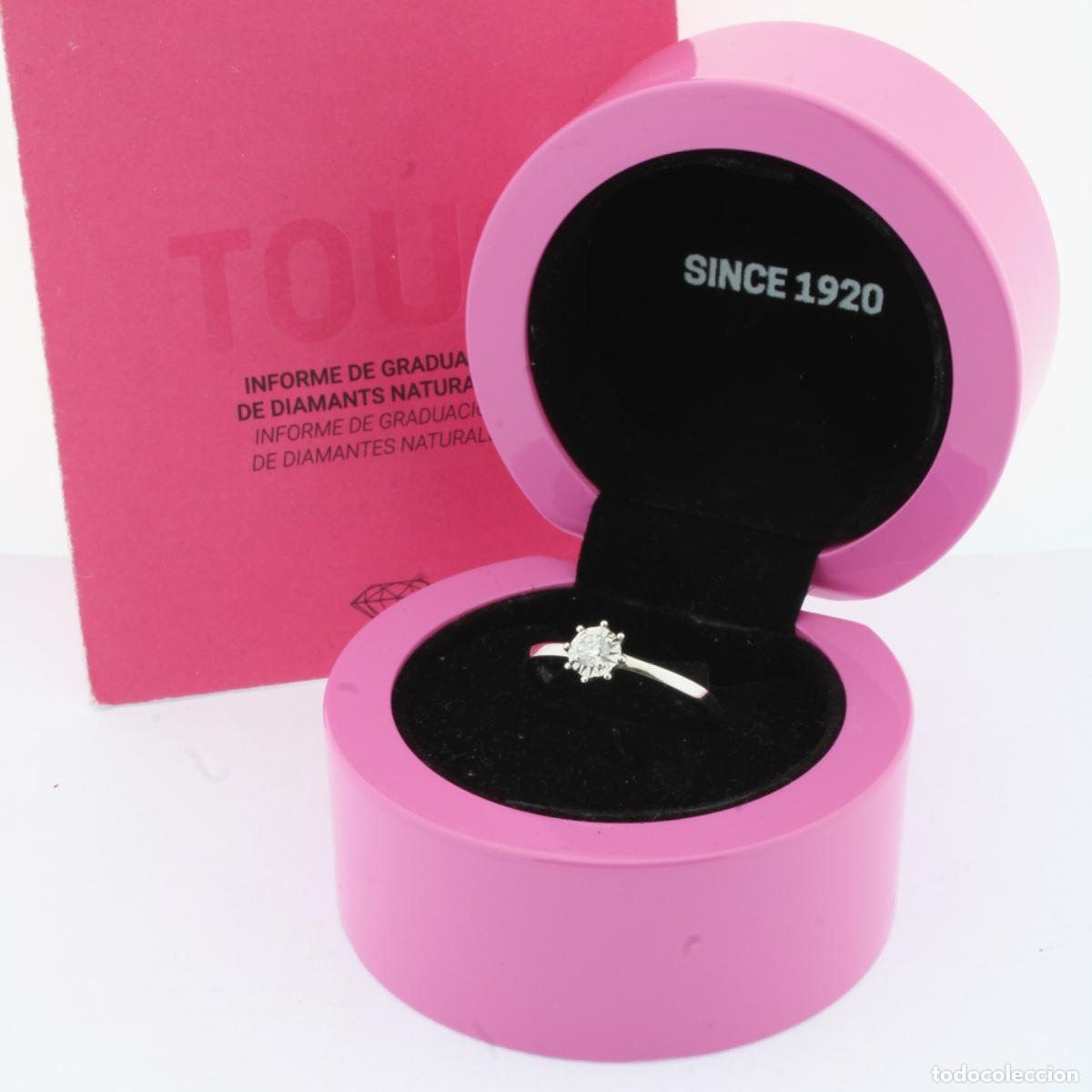 Joyeria: Anillo Tous oro blanco con brillantes - Foto 1
