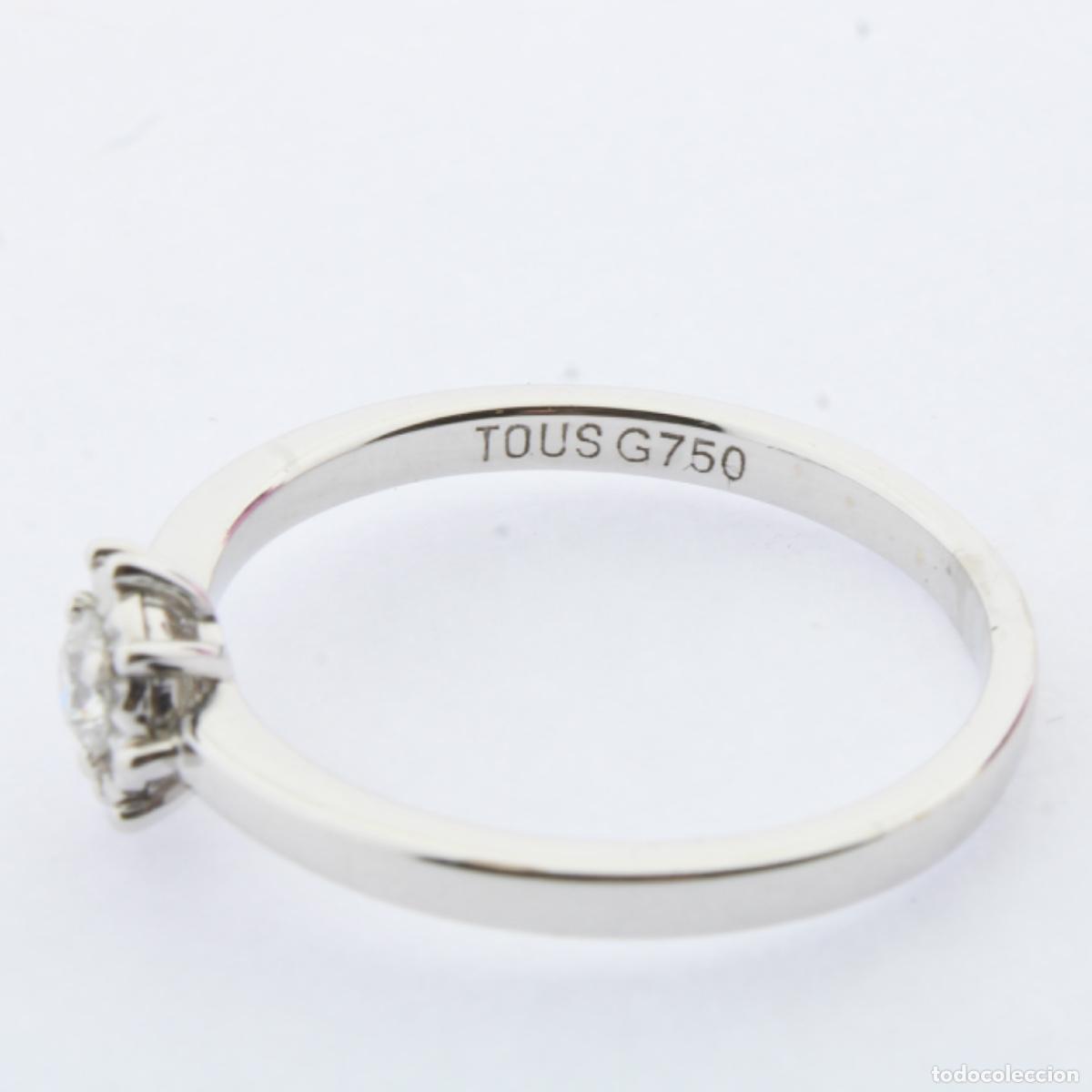 Joyeria: Anillo Tous oro blanco con brillantes - Foto 5