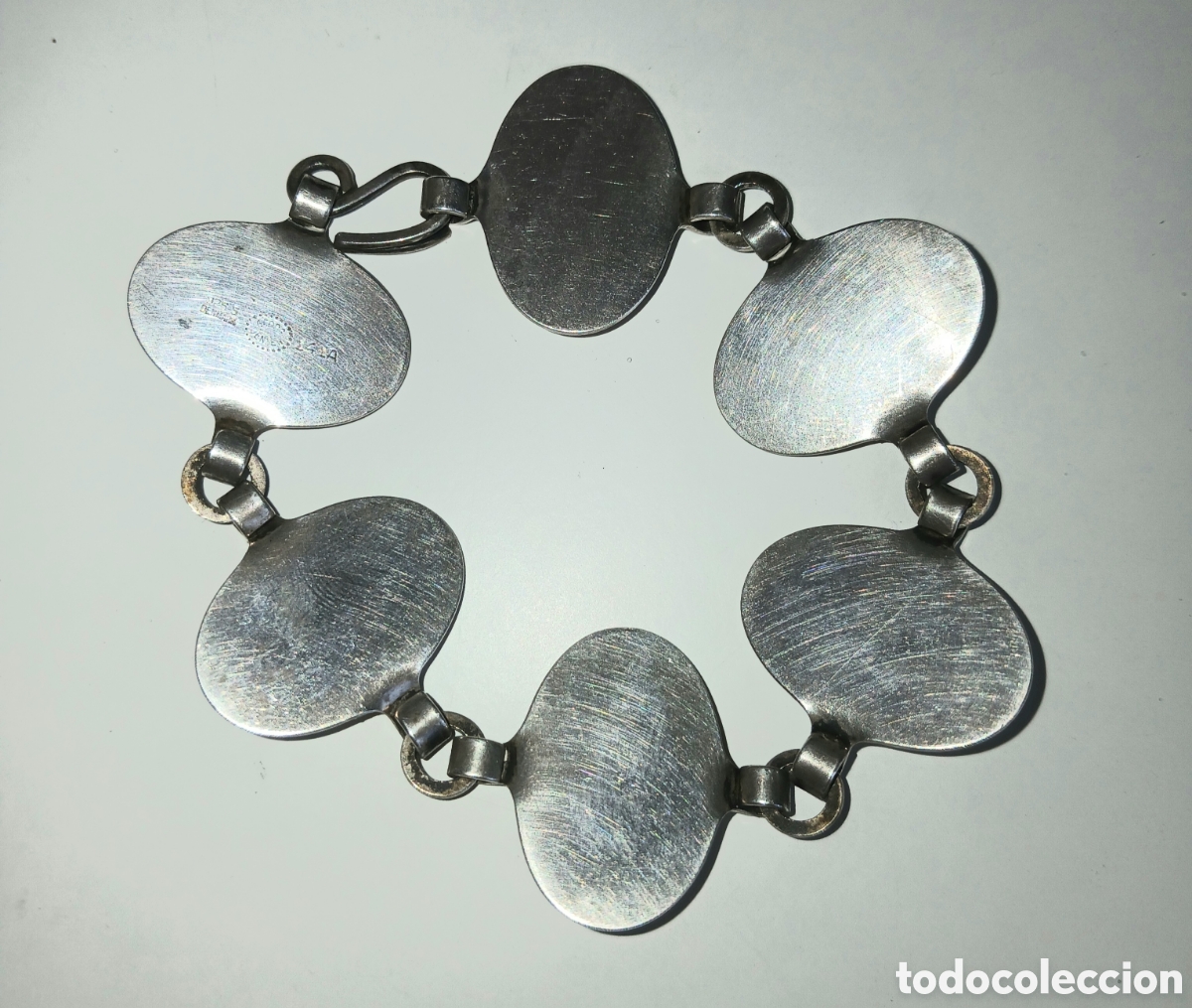 Joyeria: Exclusiva Pulsera Plata 925 Georg Jensen 141A Vintage 20cm 26.94g dise&ntilde;o Nanna Ditzel Dinamarca