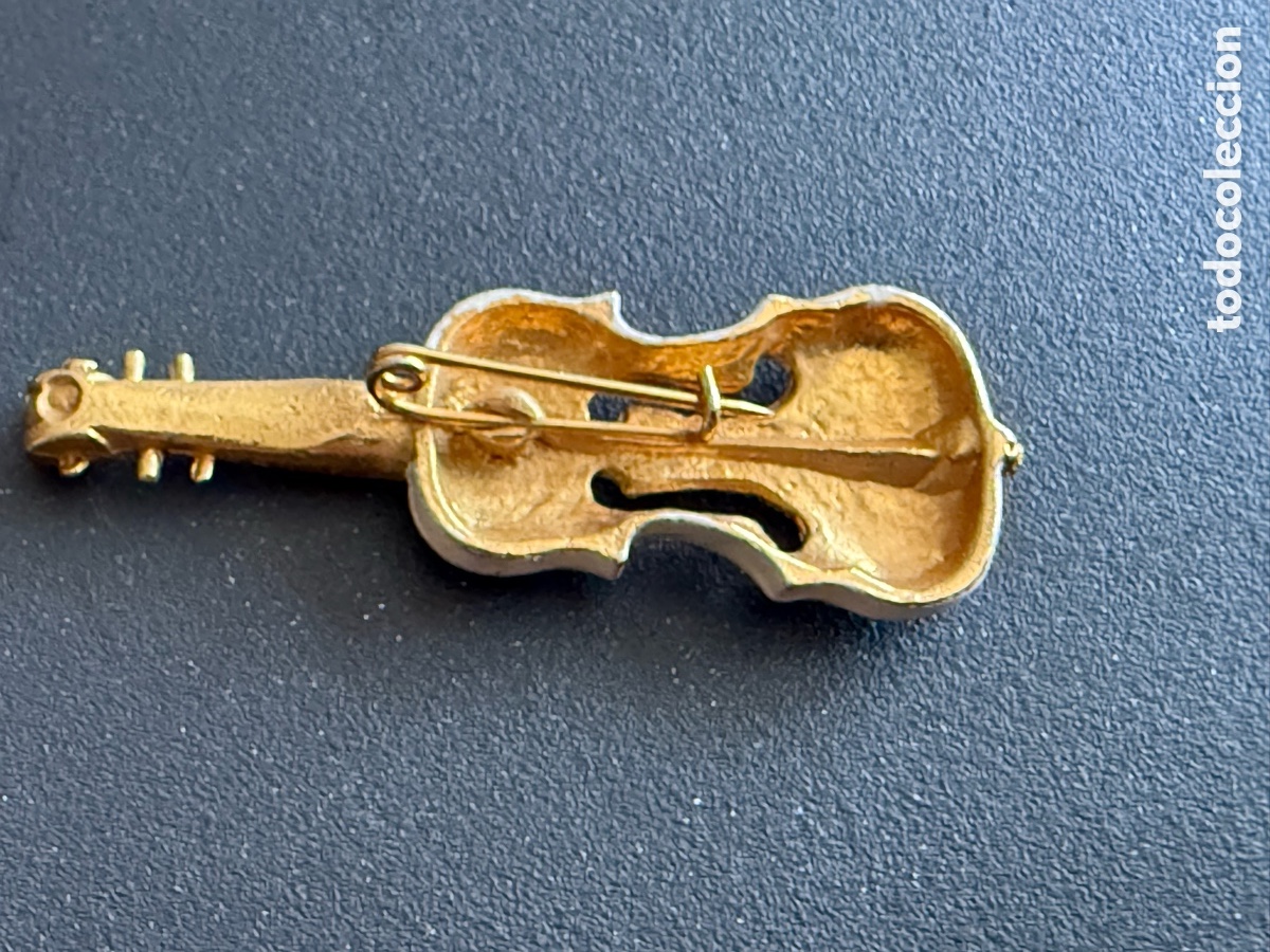 Joyeria: Antiguo BROCHE VIOLONCHELO - Foto 2