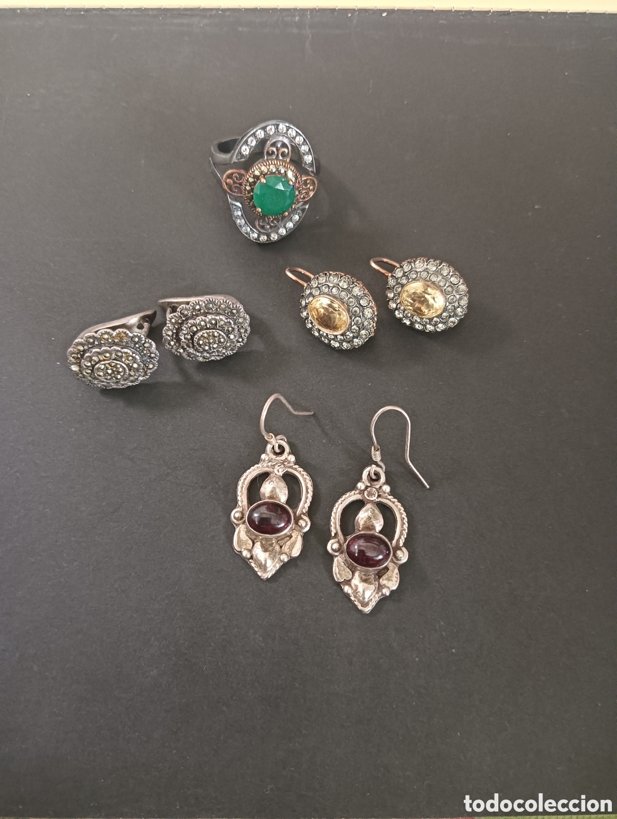 Joaillerie: Lote bisuter&iacute;a vintage de plata