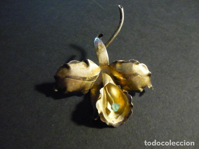 Joyeria: ANTIGUO BROCHE EN PLATA 5 X 3,6 CM - Foto 2