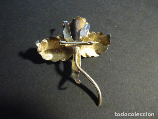 Joyeria: ANTIGUO BROCHE EN PLATA 5 X 3,6 CM - Foto 3